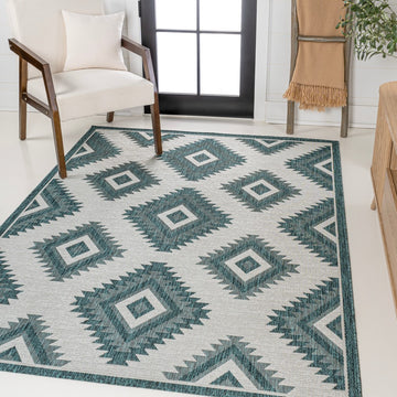 Lior Geometric Moroccan Diamond Area Rug